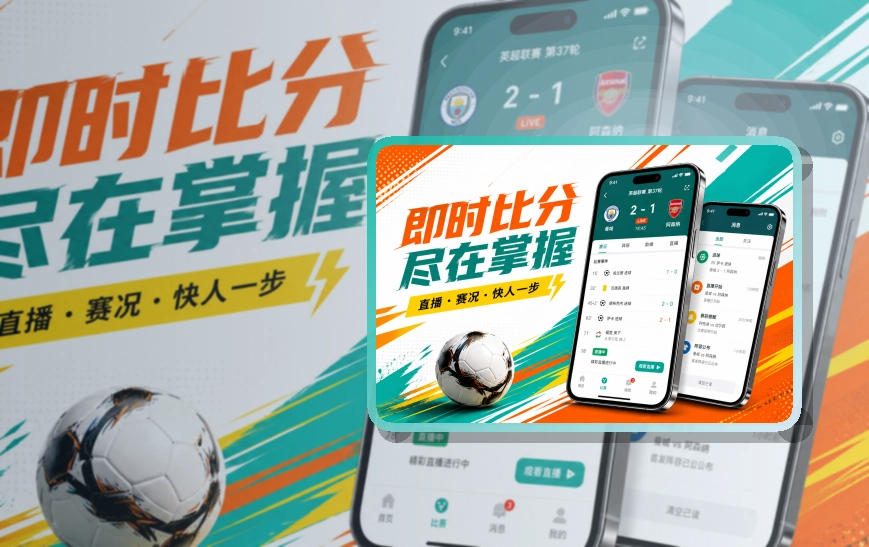 圆环亮点区 · App观赛入口 · 移动端体验更连贯界面展示